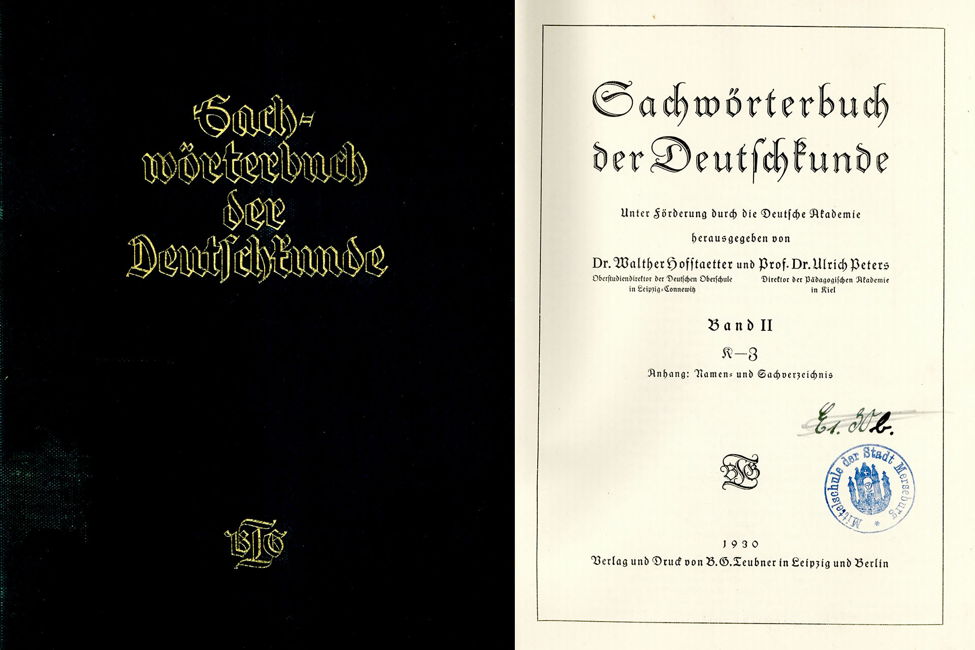 Sachwörterbuch der Deutschkunde - Hosstaetter, Dr. Walter / Peters, Prof. Dr. Ulrich